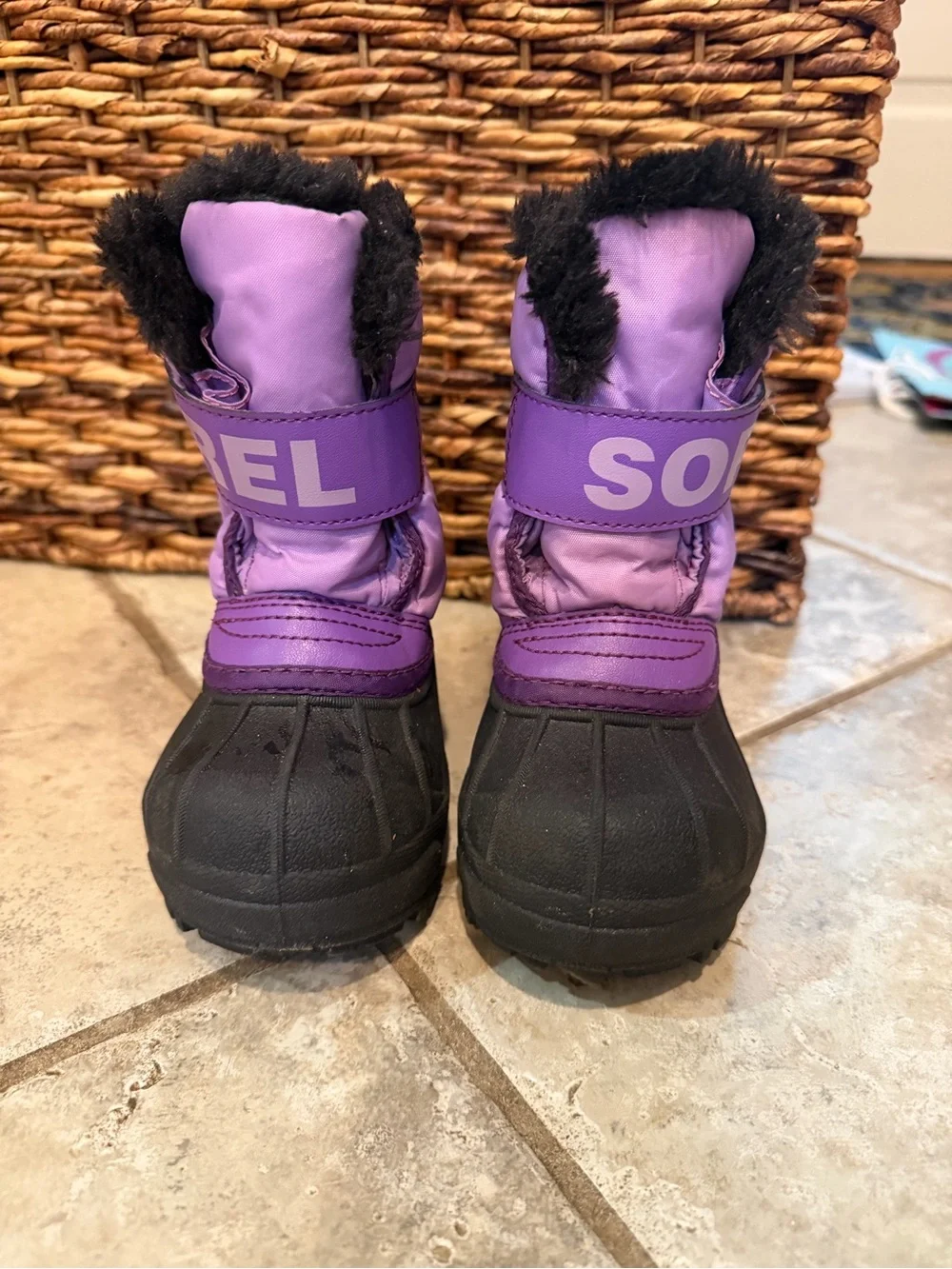 Sorel Purple Youth Snow Commander Snow Boots